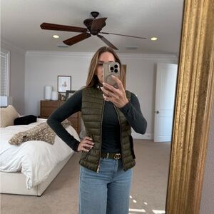 Love Tree Khaki Puffer Vest